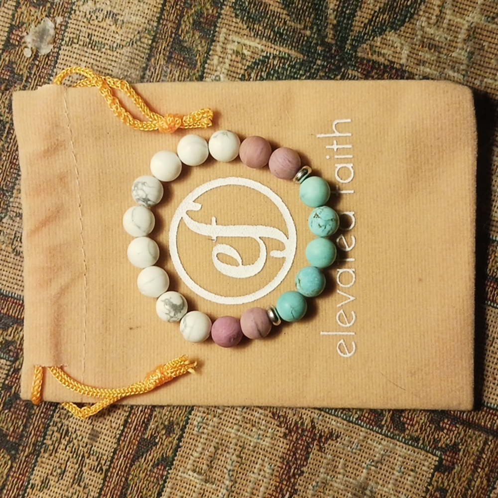 Elevated Faith Stone Bracelet